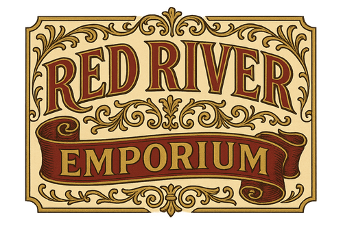 Vintage Red River Emporium Logo